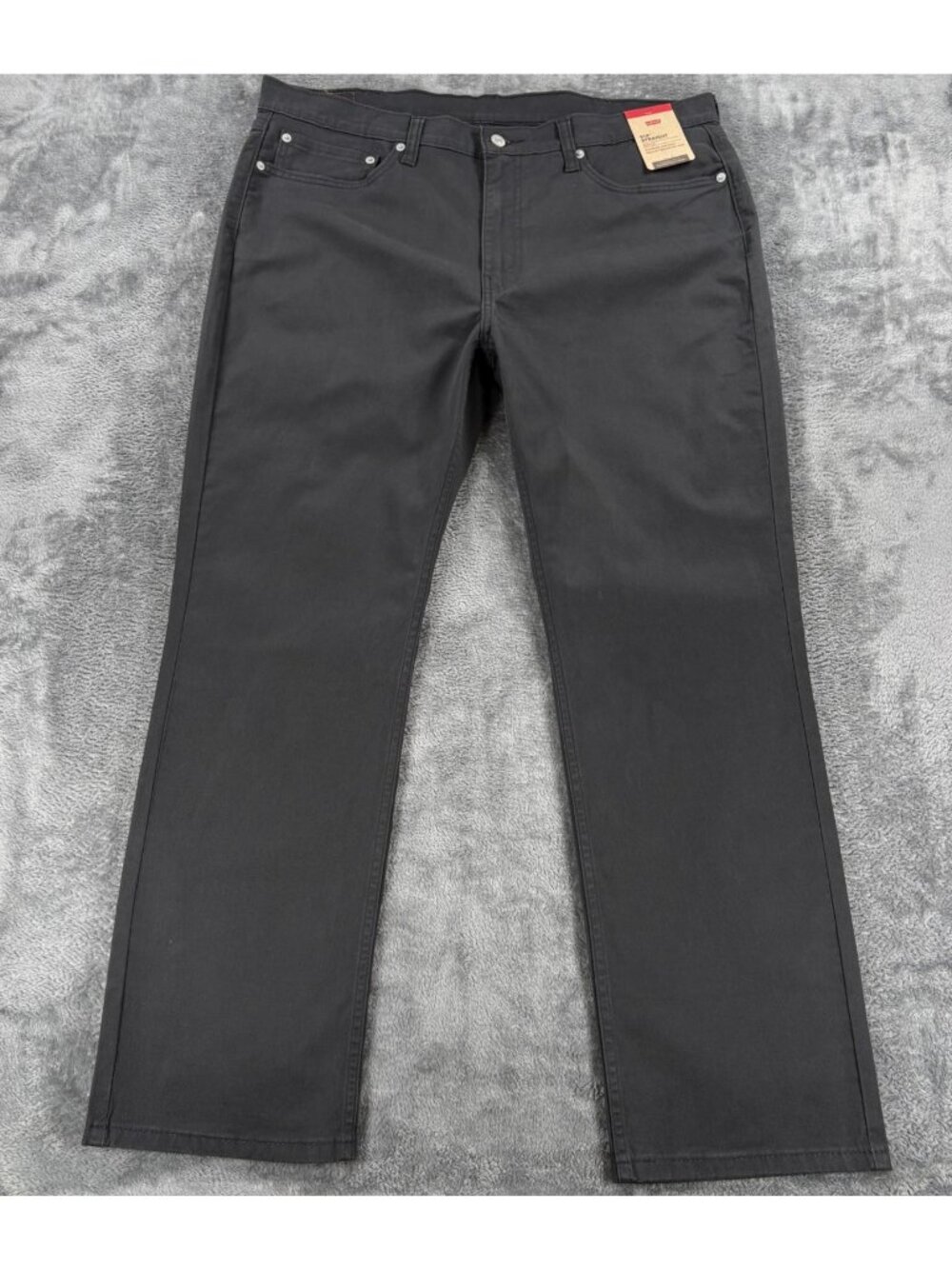 Levi's 514 Straight Jeans Mens 38x30 Dark Gray Flex Stretch Performance NWT